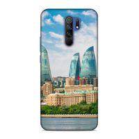 Xiaomi Redmi 9 Uyumlu Kılıf Azarbaijan (4) Koruma Kılıfı Alev Kuleleri