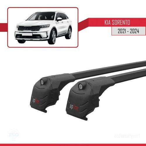 Kia SORENTO (MQ4) 2021 ve Sonrası Arası ile uyumlu ACE-2 Ara Atkı Tavan Barı SİYAH