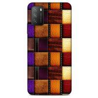 Lopard Xiaomi Poco M3 Uyumlu Kılıf Patchwork (44) Tough Armor Kılıf