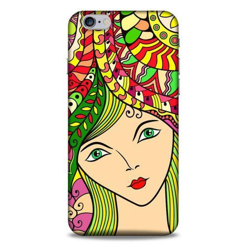 Lopard Apple Iphone 6S Plus Uyumlu Kılıf Sürreal Yüzler ♀ (43) Thin Fit Kılıf Baskılı