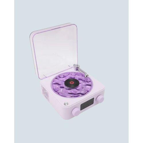 Projektörlü Gece Lambalı Retro Hoparlör – Taşınabilir Bluetooth Speaker