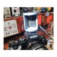 Lichtnase V1 Kamera Flaş Kızağı Aparatlı Stereo Lamba ve LED Aydınlatma 3D Baskı (Bu ürün Sadece Plastik parçadır - Almadan Önce Soru Sorabilirsiniz)