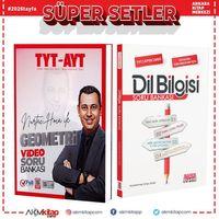 Full Matematik TYT AYT Geometri ve AKM Dil Bilgisi Soru Bankası Seti 2 Kitap