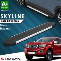 S-Dizayn Nissan Navara 3 Skyline Aluminyum Yan Basamak 203 Cm 2015 Üzeri A+ Kalite
