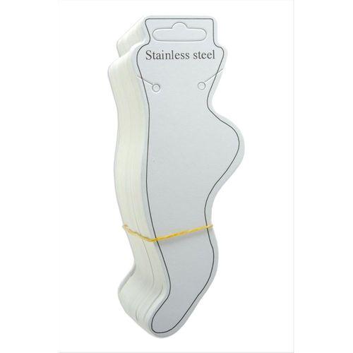 Çelik Yazılı Kalın Halhal Kartı 100 Adet