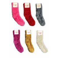 6 Adet Dikişsiz Tüylü Sıcak Tutan Ev Çorabı