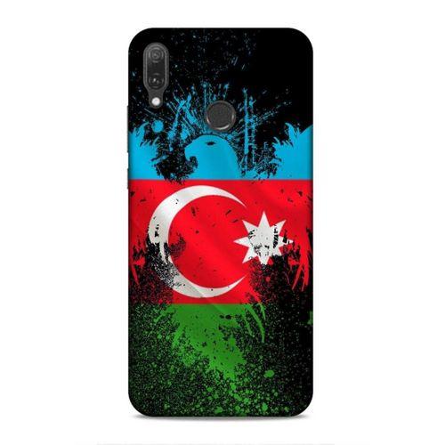 Huawei Y9 2019 Uyumlu Kılıf Azarbaijan (34) Slim Armor Kılıf Bayrak