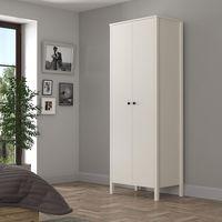 Venezia 2 Kapaklı Ahşap Ayaklı Gardırop Askılıklı - Minifiks - Aytaşı