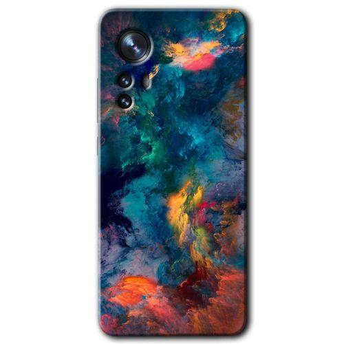 Potkal Hediye Fabrikası Xiaomi Mi 12 Kılıf HD Desen Baskılı Arka Kapak - Color Storm