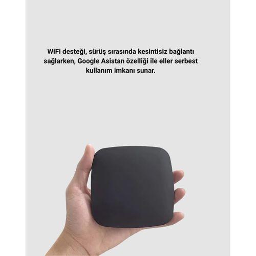 Android Auto Kablosuz Dönüştürücü Hızlı Eşleşme Ve Sesli Asistan Destekli