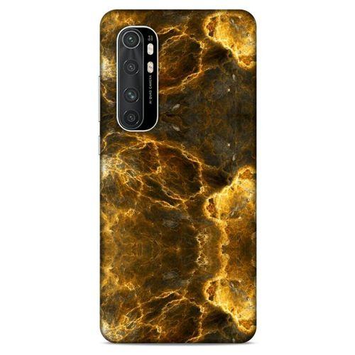 Mermer Desenli (9) Tema Kılıf Koyu Kahverengi Xiaomi Mi Note 10 Lite Kılıf