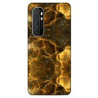 Mermer Desenli (9) Tema Kılıf Koyu Kahverengi Xiaomi Mi Note 10 Lite Kılıf