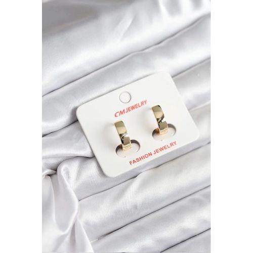 14K Gold Renk Kaplama CM Kadın Küpe