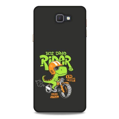 Animax Bisikletli Dinozor Samsung Galaxy J7 Prime Kılıf Desenli Silikon