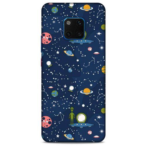 Huawei Mate 20 Pro Uyumlu Kılıf Mavi Delisi (25) Antişok Kapak Space