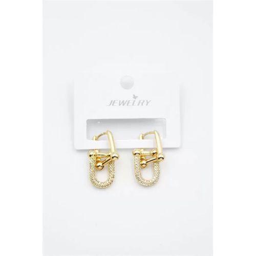 Tf Zincir Küpe - Altın