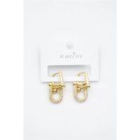 Tf Zincir Küpe - Altın