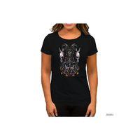 Baphomet Skull Limited Siyah Kadın Tişört