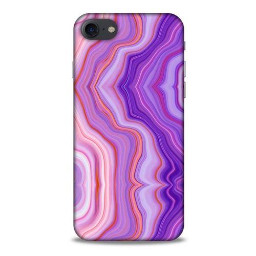 Mermer Desenli (46) Tema Core Armor Kılıf Lavanta Apple Iphone 8 Kılıf