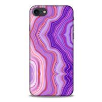 Mermer Desenli (46) Tema Core Armor Kılıf Lavanta Apple Iphone 8 Kılıf