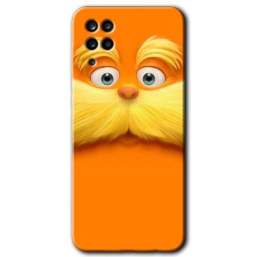 Samsung Galaxy M12 Kılıf HD Desen Baskılı Arka Kapak + Temperli Cam - Garfield