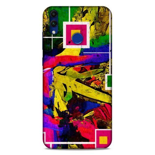 Lopard Huawei Honor 8C Uyumlu Kılıf Soyut Sanat (48) Desenli Bumper Kılıf