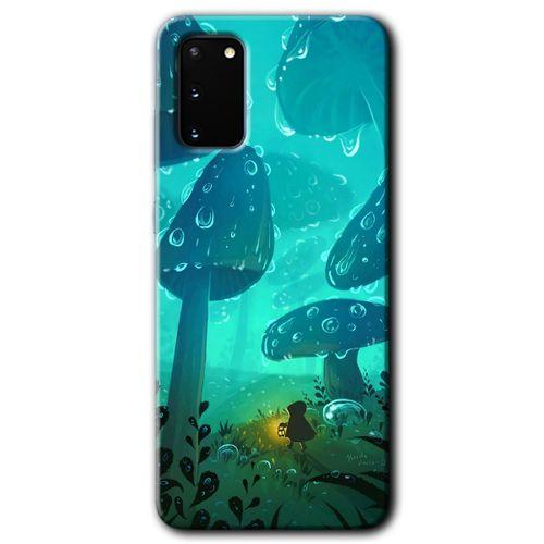 Samsung Galaxy S20 HD Baskılı Kılıf + 9D Tam Ekran Koruyucu - Silhoutte Dropss