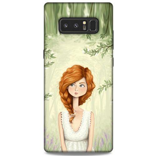 Samsung Galaxy Note 8 Kılıf Depresyon (25) Antişok Kapak Siyah Gri