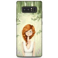 Samsung Galaxy Note 8 Kılıf Depresyon (25) Antişok Kapak Siyah Gri
