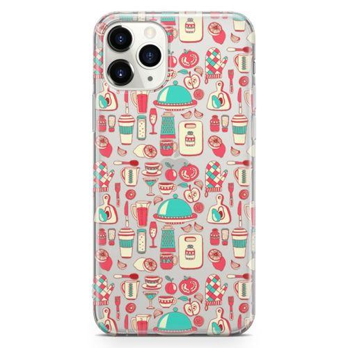 Apple iPhone 11 Pro Kılıf Sofra Mutfak Arka Kapak Koruma Desenli Full Koruyucu