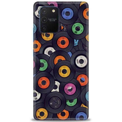 Samsung Galaxy A91 / S10 Lite Kılıf HD Baskılı Kılıf - Plaklar + Tam Ekran Koruyucu