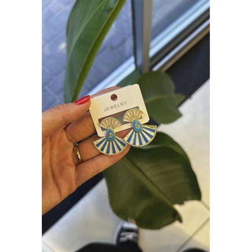 Yelpaze Küpe - Altın