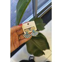 Yelpaze Küpe - Altın