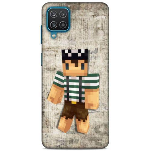 Lopard Samsung Galaxy A12 Uyumlu Kılıf PiXel (48) Bumper Kılıf Bob MC