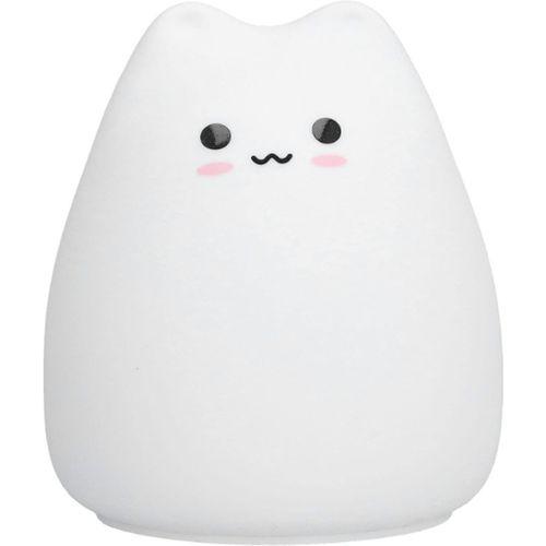 Kedi Tasarımlı Renk Değiştirebilen Dokunmatik Gece Lambası