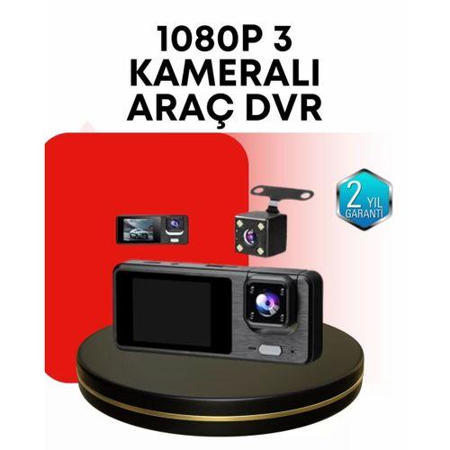 Araç Kamerası 3’lü Sistem | Full Hd, Sesli Kayıt Ve Park Gözetimi