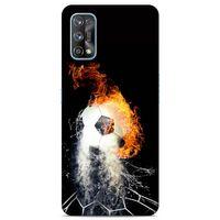 Lopard Oppo Realme 7 Pro Uyumlu Kılıf FireX (35) Fit Design Kılıf Futbol