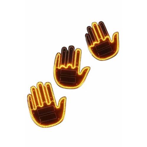 Parmak Led Amber Renkli Işık