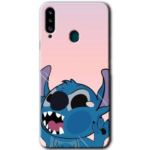 Samsung Galaxy A20s HD Baskılı Kılıf + 9D Tam Ekran Koruyucu - Stitch