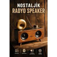 Nostaljik Görünümlü Bluetooth Bağlantılı Speaker