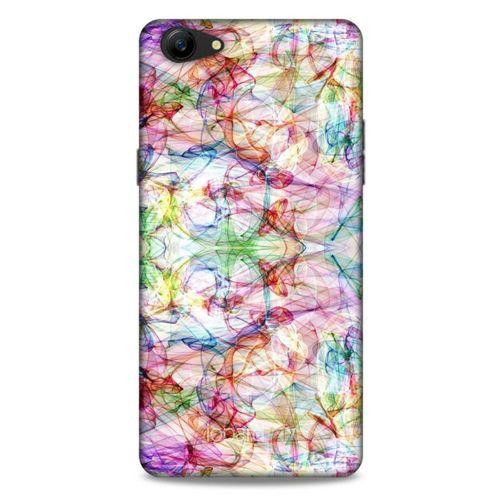 Oppo A79 Kılıf Pastel Renkler (12) Koruyucu Silikon Beyaz Mavi