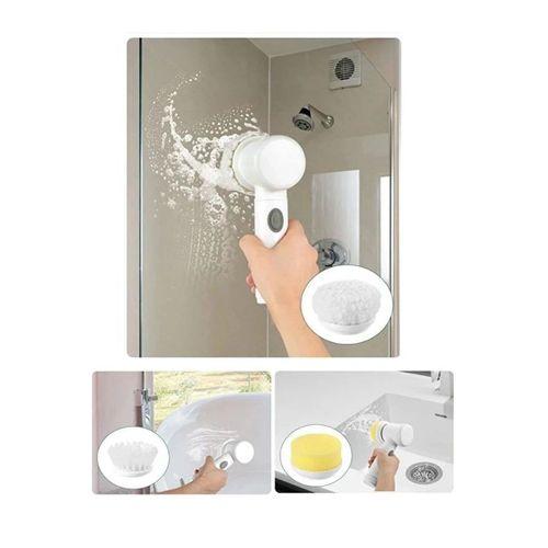 Şarjlı Elektrikli Temizlik Fırçası Mutfak Banyo Lavabo Ve Küvet İçin Çok Amaçlı Döner Fırça