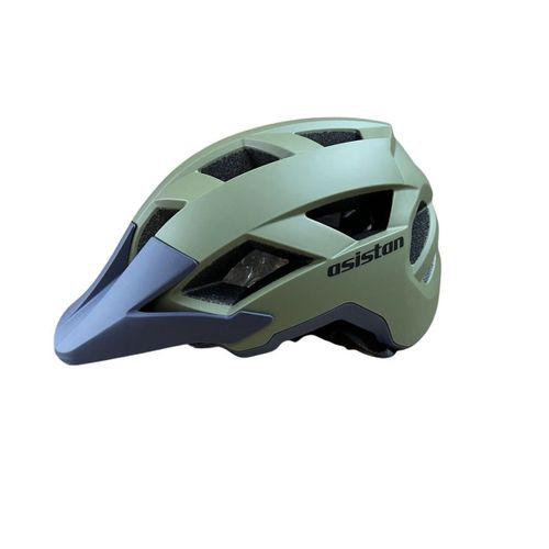 Kask Yetişkin Asistan Mat Yeşil-Mavi  Medium
