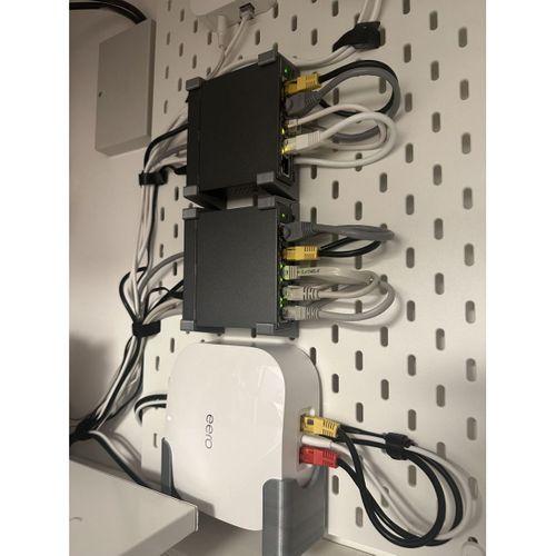 TP-Link 5 Port Poe Switch Ikea Skadis Tutucu Braketi-6896051
