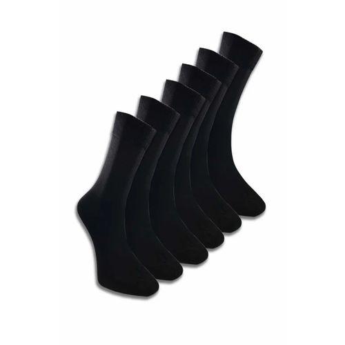 6 Adet Erkek Bambu Lastiği Sıkmayan Diyabetik Çorap