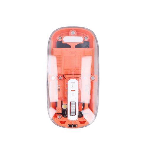 Şeffaf Kablosuz Mouse Bluetooth Bağlantılı Sessiz Tıklama
