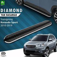 S-Dizayn Ssangyong Korando Sport Diamond Krom Yan Basamak 203 Cm 2010-2019 A+ Kalite