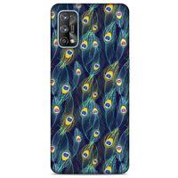 Oppo Realme 7 Pro Kılıf Desenli Özel Seri Tüyler (10) Full Koruma Kılıfı