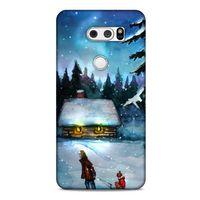 LG K50S Kılıf Snowix (38) Neo Hybrid Kılıf Beyaz Mavi