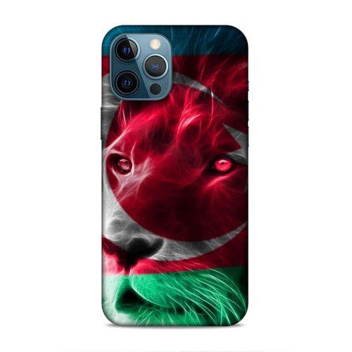 Apple iPhone 12 Pro Max Uyumlu Kılıf Azarbaijan (23) Ultra Koruma Kılıfı Aslan Bayrak